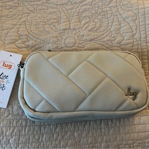 Lug matte luxe convertible hip pouch purse coupe XL pebble/ice pop (cream/ivory)